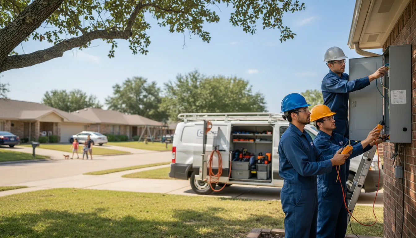 Certified electrician providing emergency electrical services in Chamisal, NM